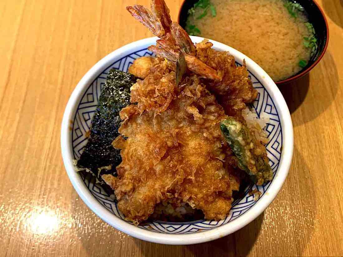 （竹）白身魚天丼