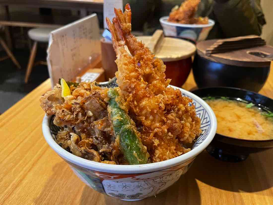 （梅）舞茸天丼