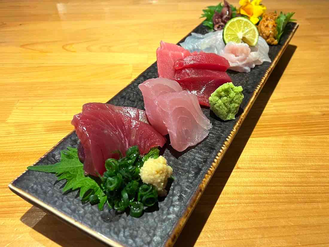 刺身の盛り合わせ