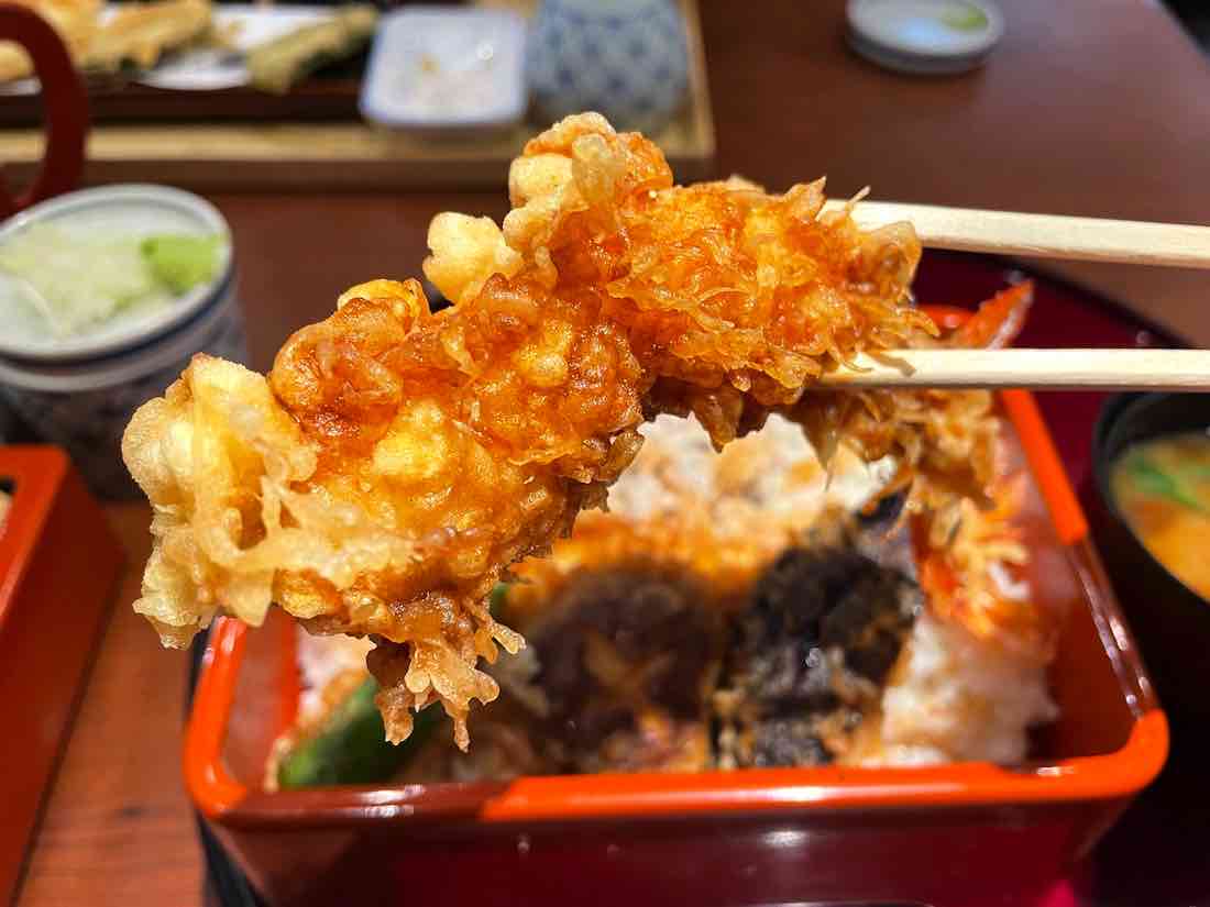 大海老の天ぷら