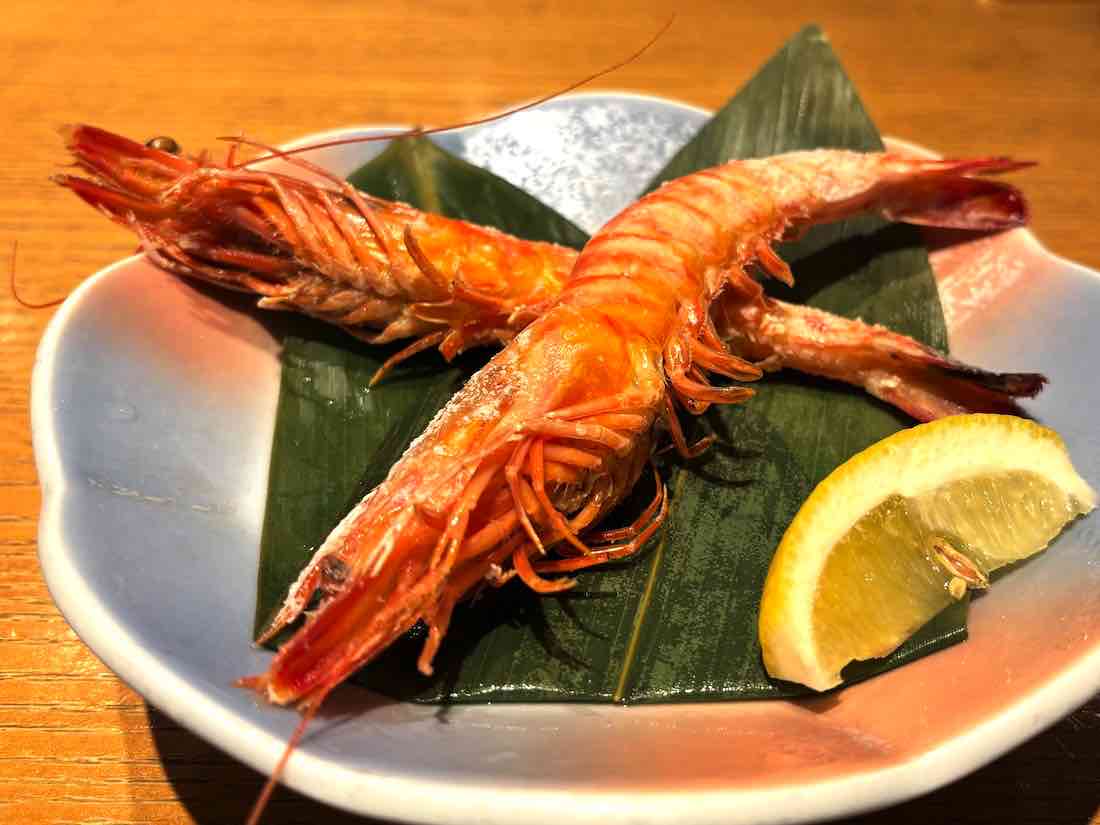 車海老塩焼き