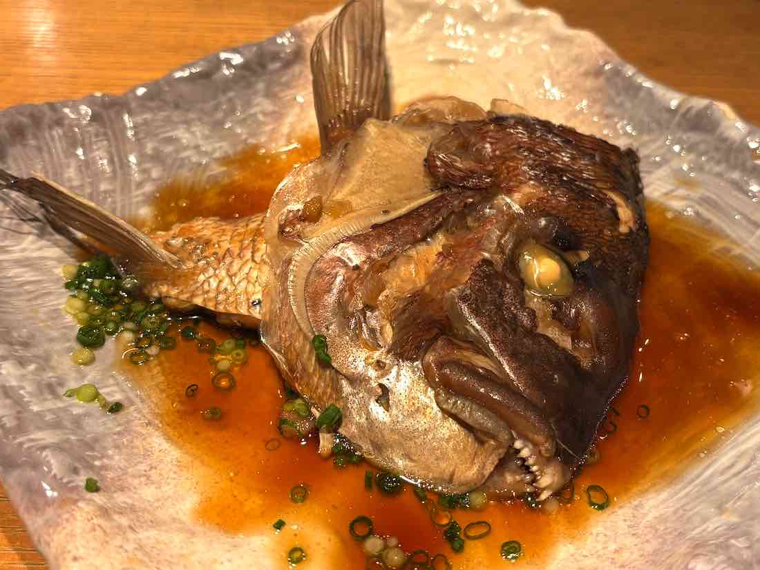 鯛かぶとの煮付け