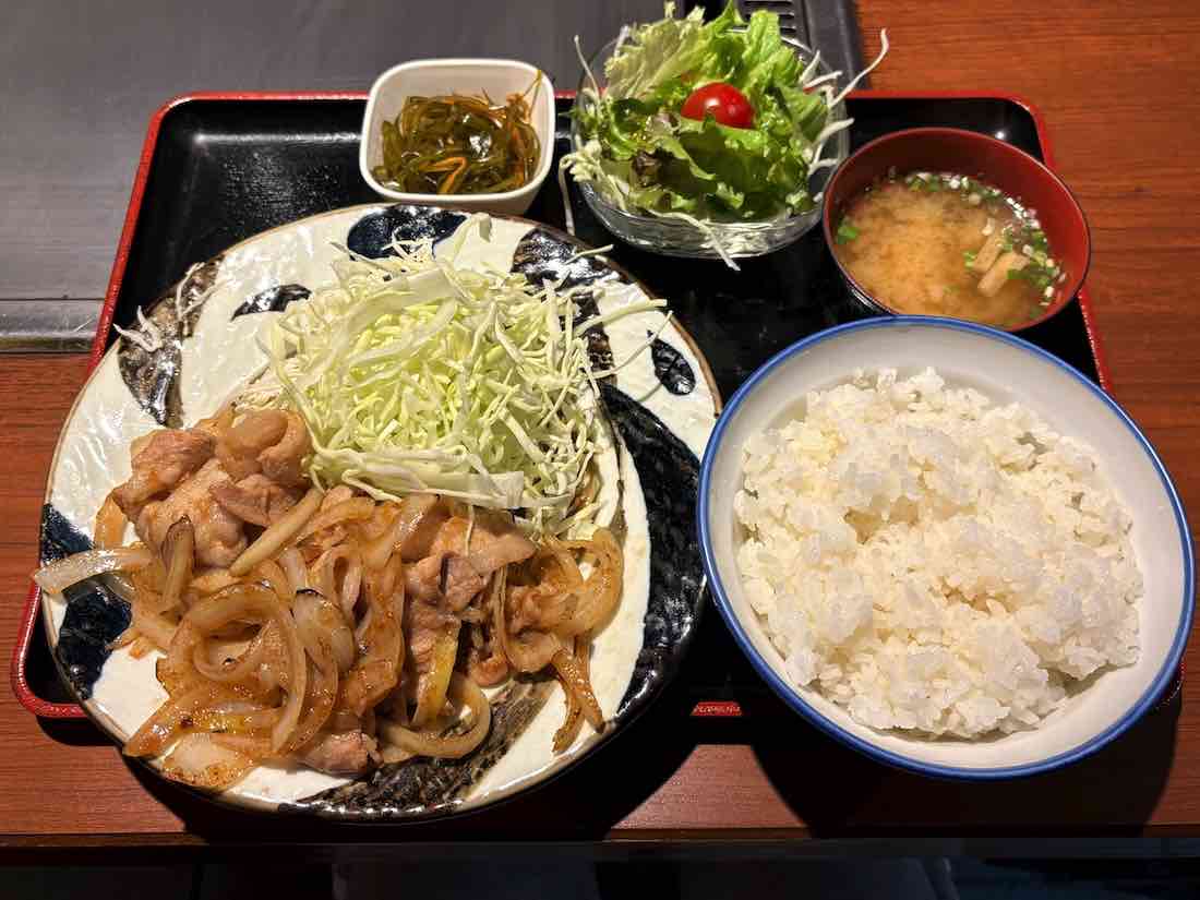 生姜焼き定食