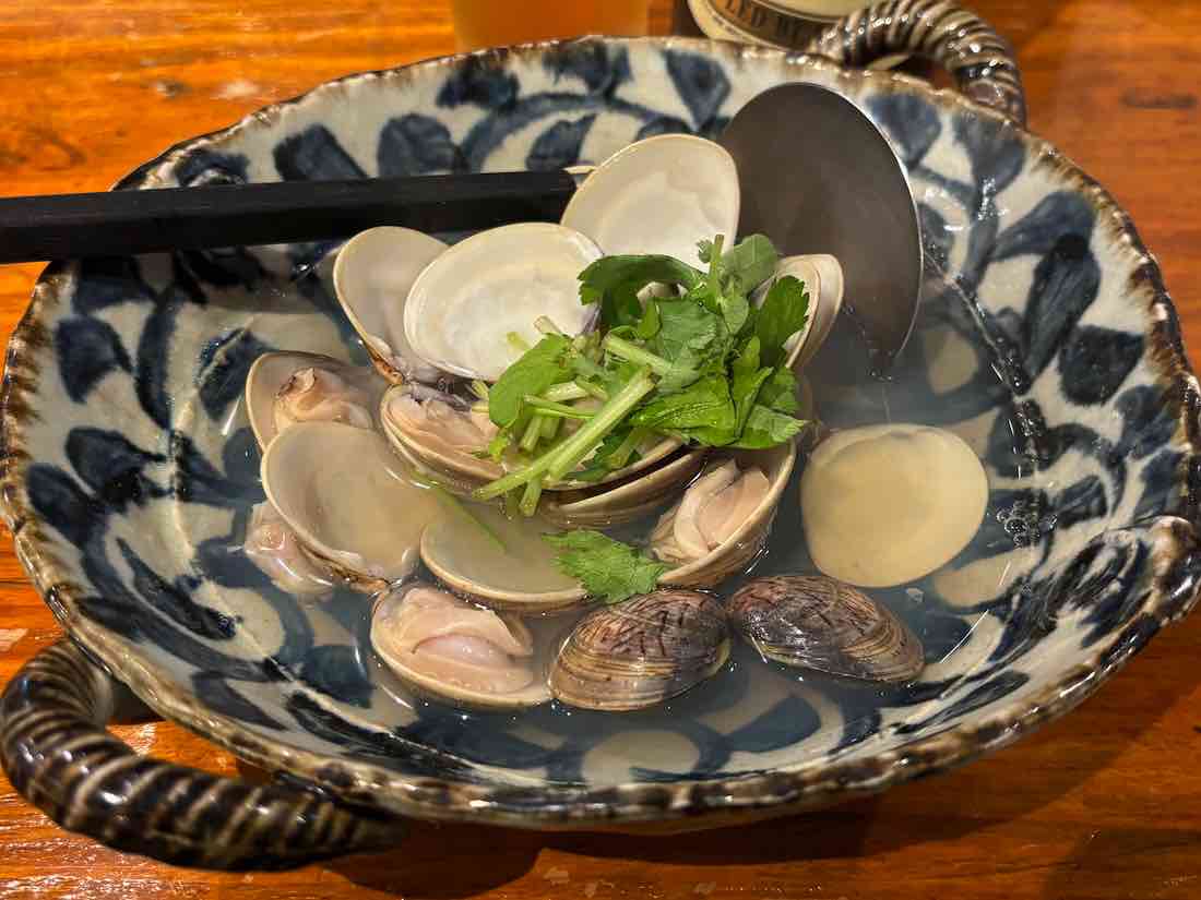 蛤の酒蒸し
