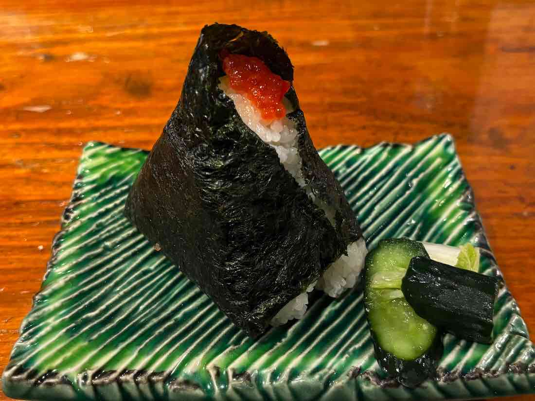 塩すじこおにぎり