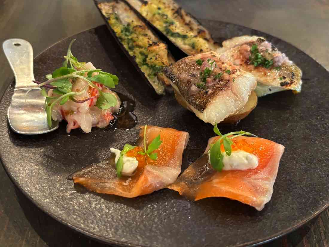 魚介の前菜盛り合わせ