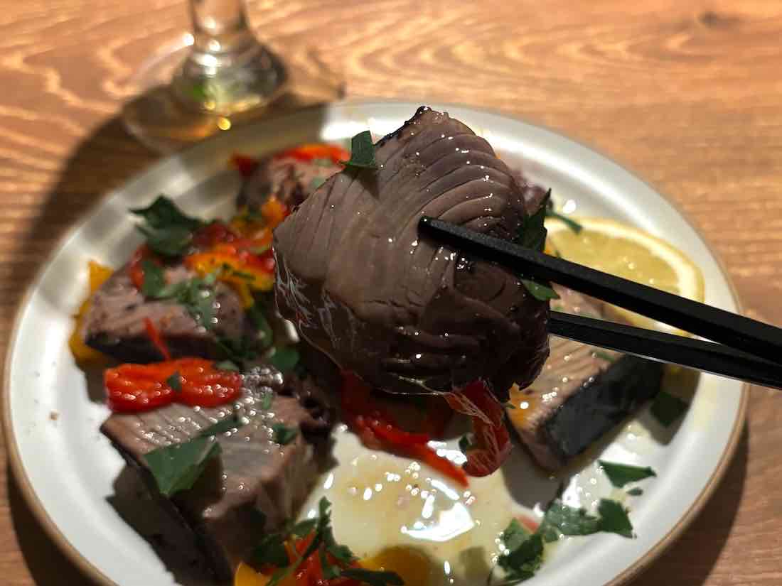 カツオのカルパッチョ仕立て