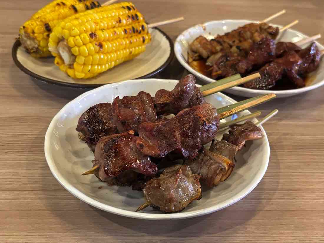 タン、ぼんじり、軟骨