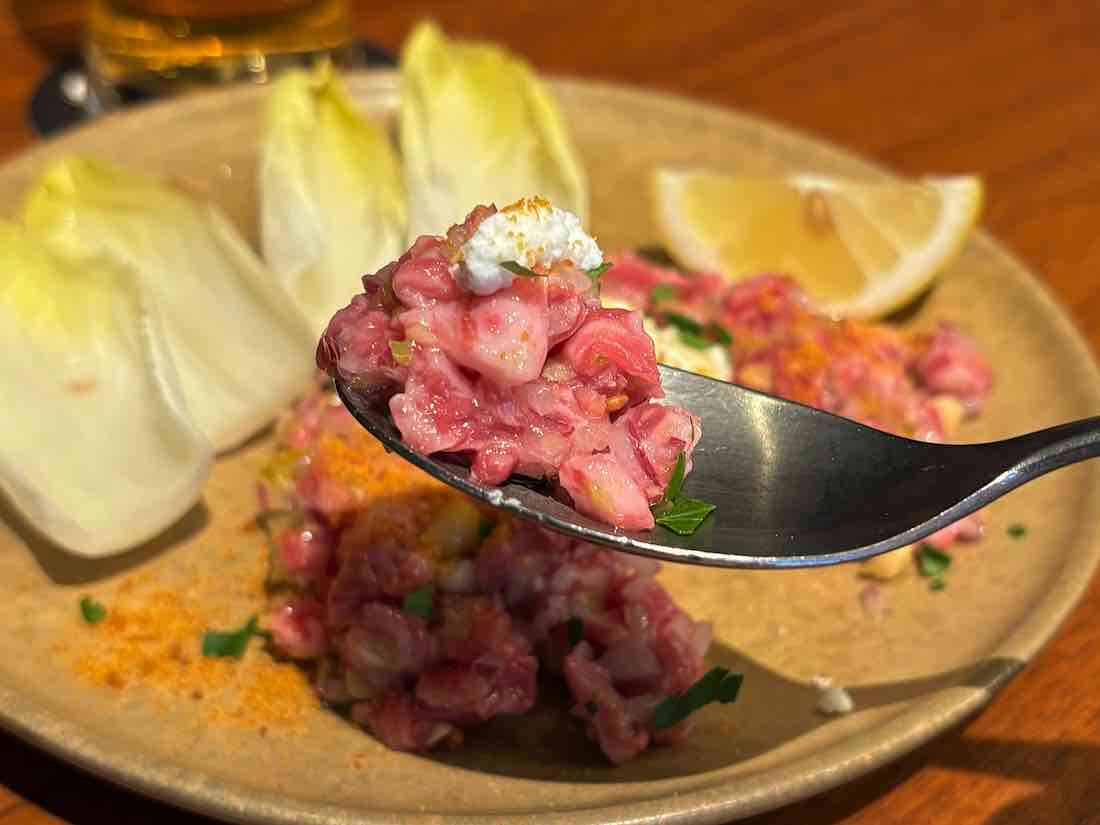 和牛のタルタル