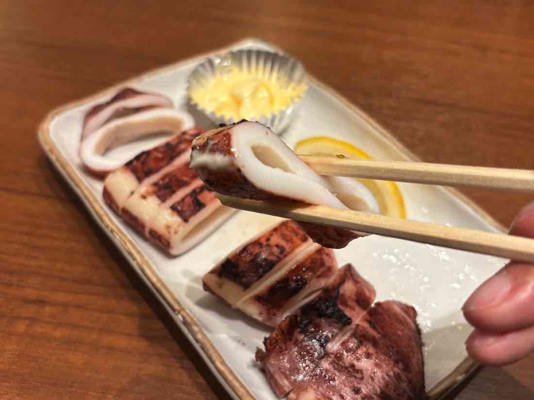 イカ丸焼き