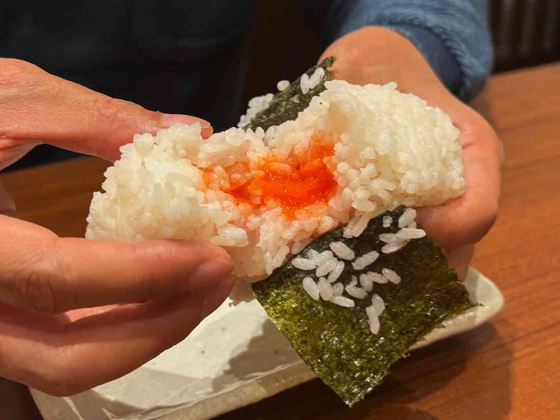 明太おにぎり