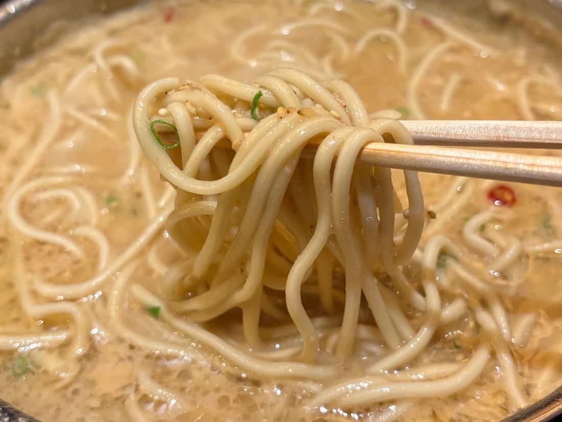 シメのチャンポン麺
