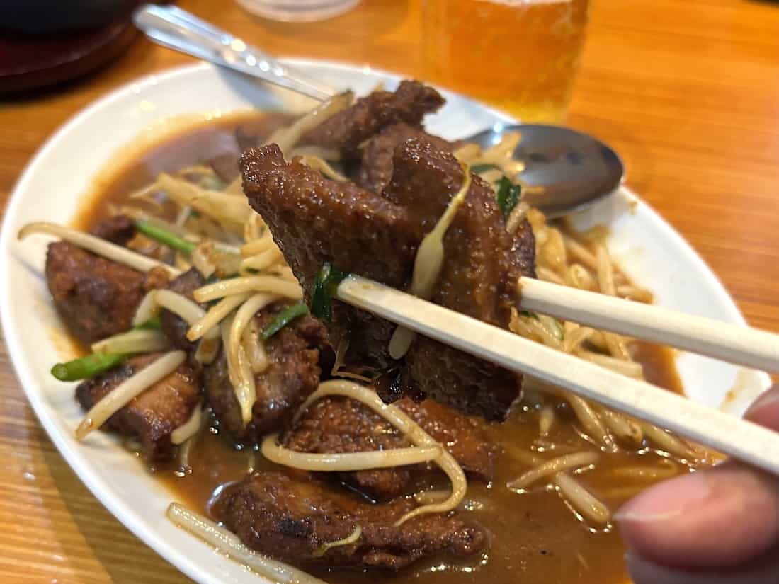 ニラレバー炒め