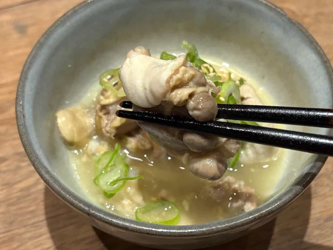 鶏モツ旨塩煮込み
