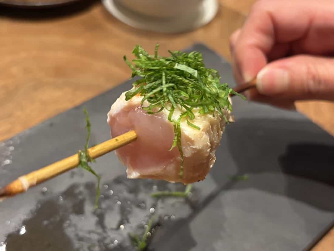 ささみの断面