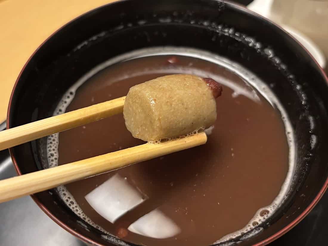 そば志るこ中身