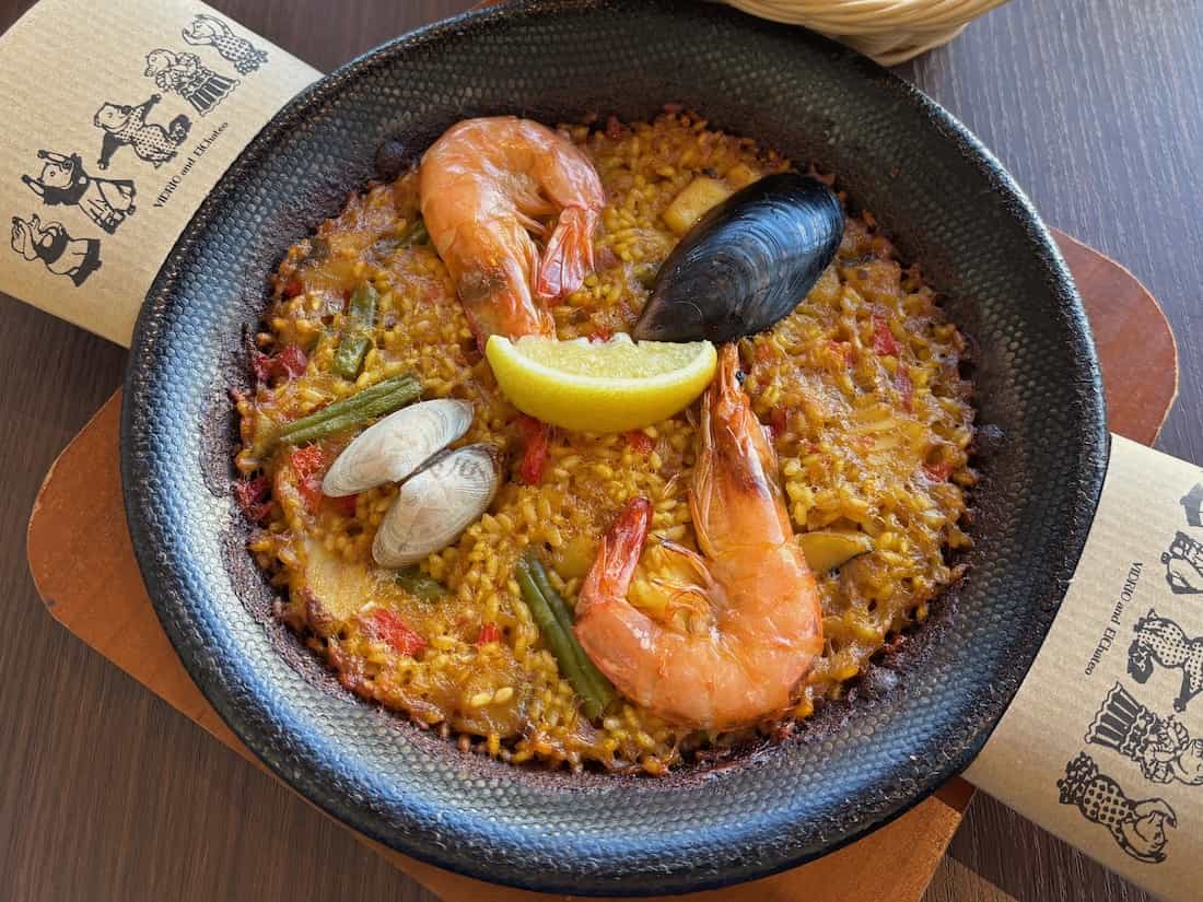 魚介のパエリア