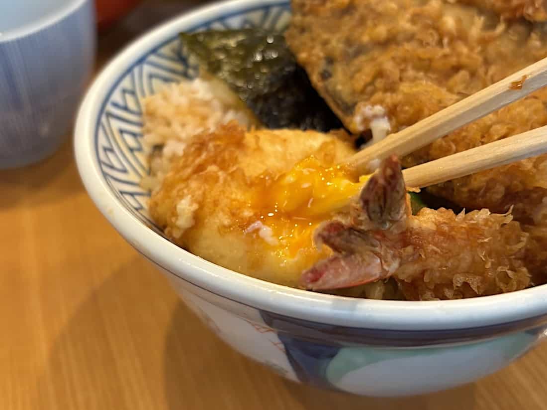 玉子の天ぷら