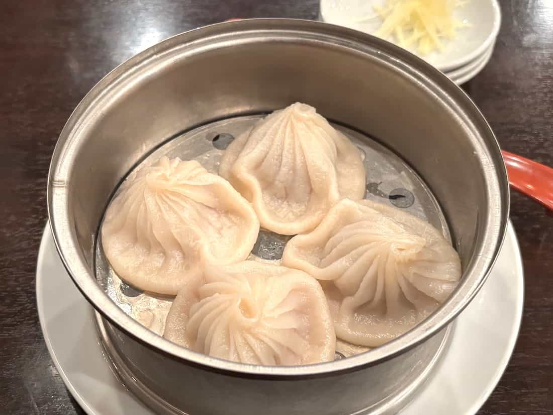 熱々の肉汁いっぱい小籠包