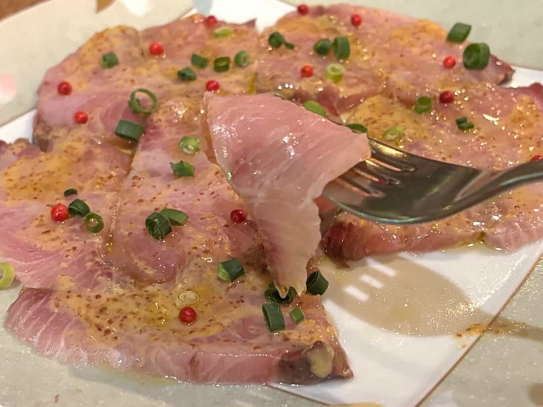 鮮魚のカルパッチョ