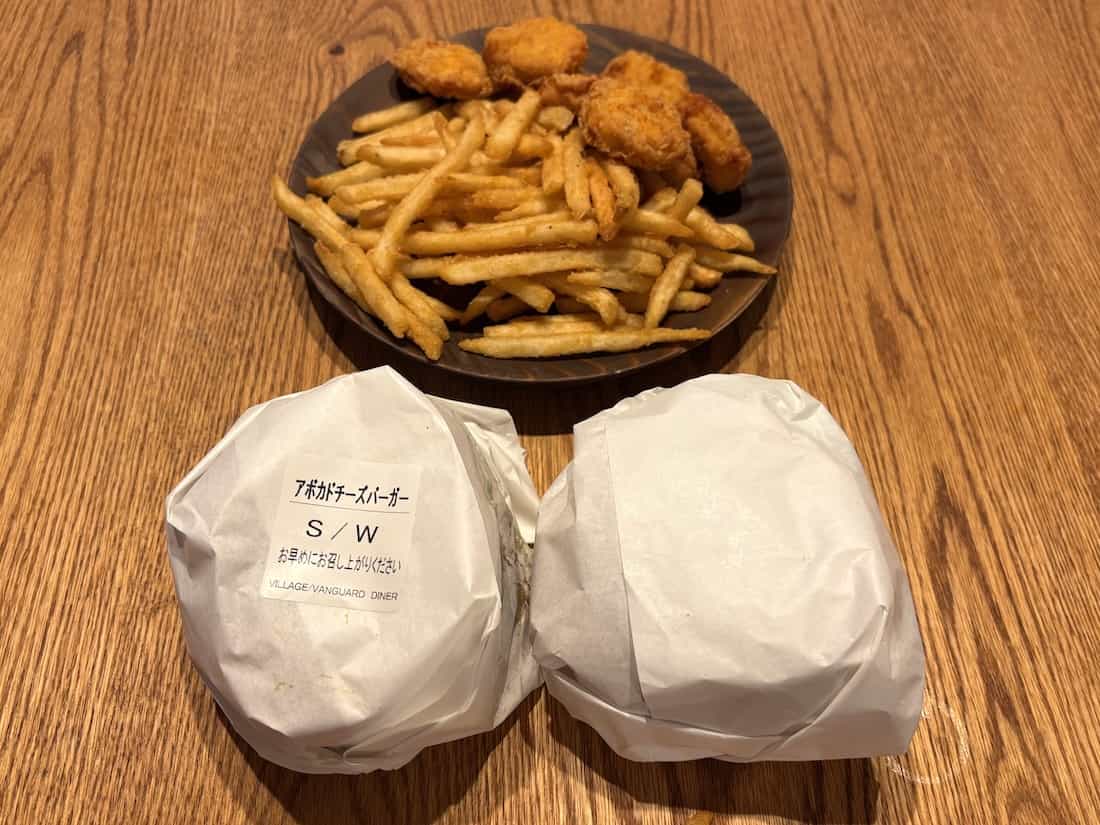 アボカドチーズバーガー、テリヤキベーコンエッグバーガー