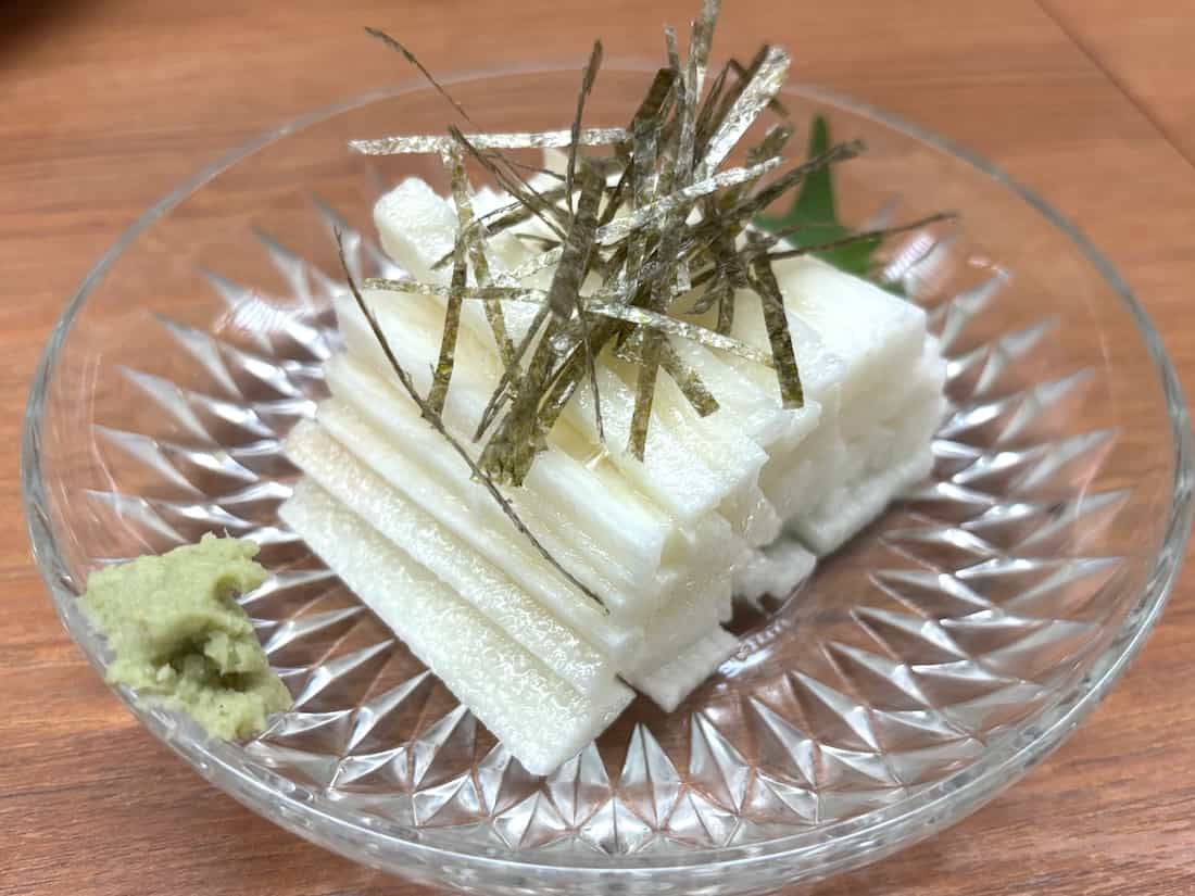 山いも千切り