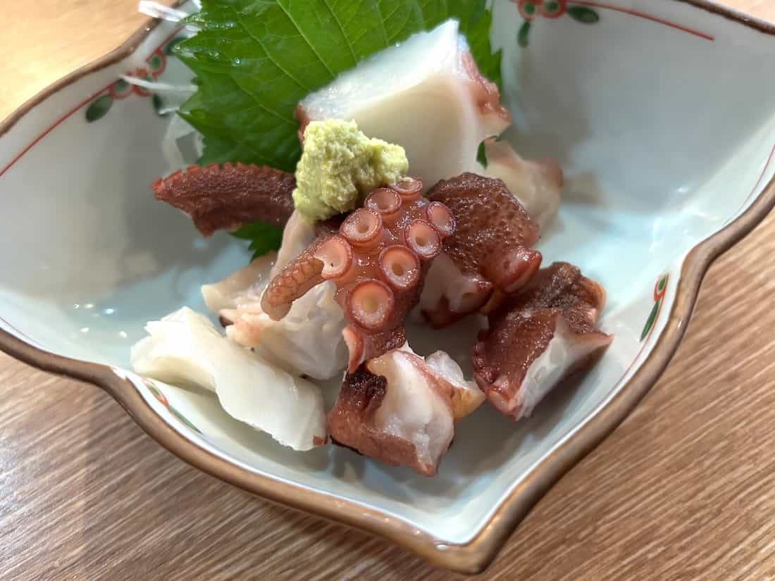 たこぶつ刺身