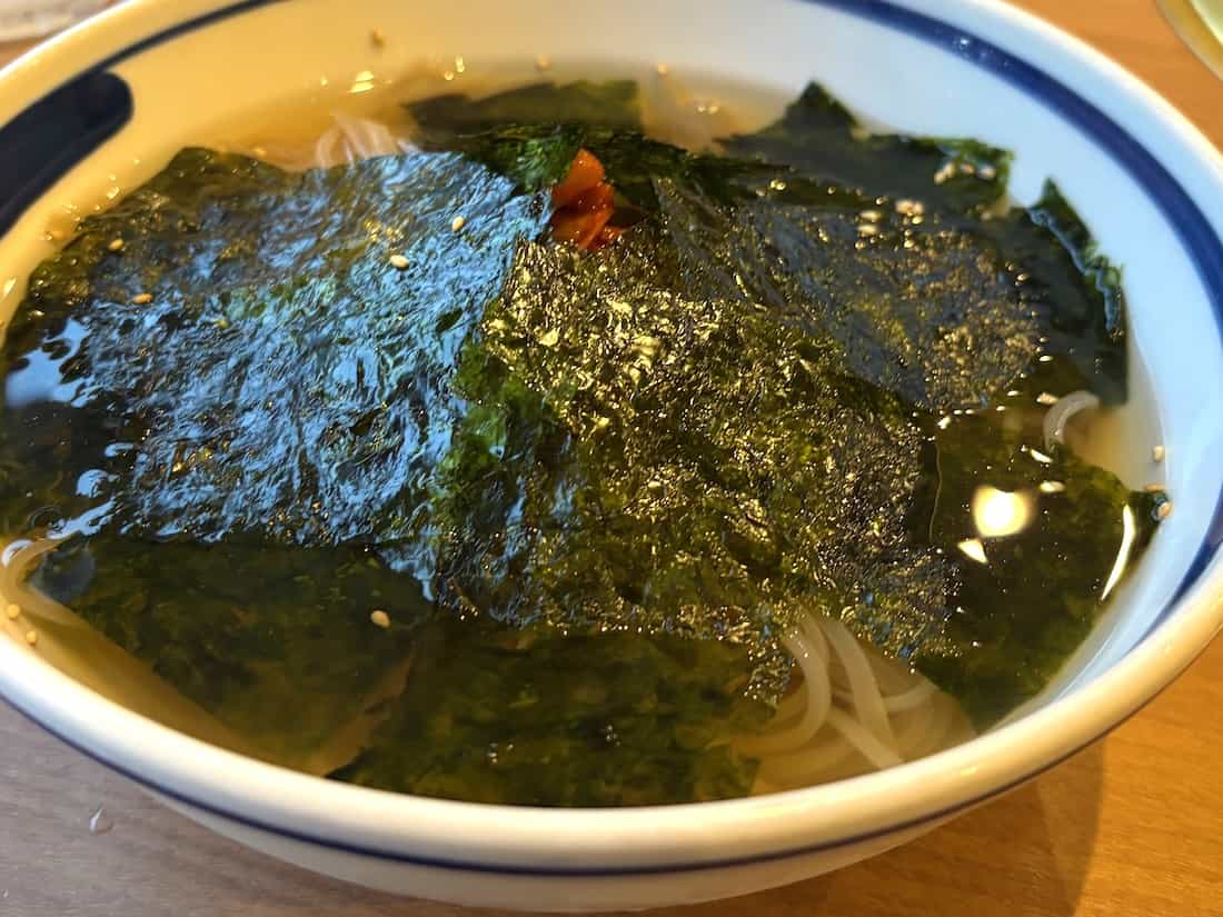 のり冷麺