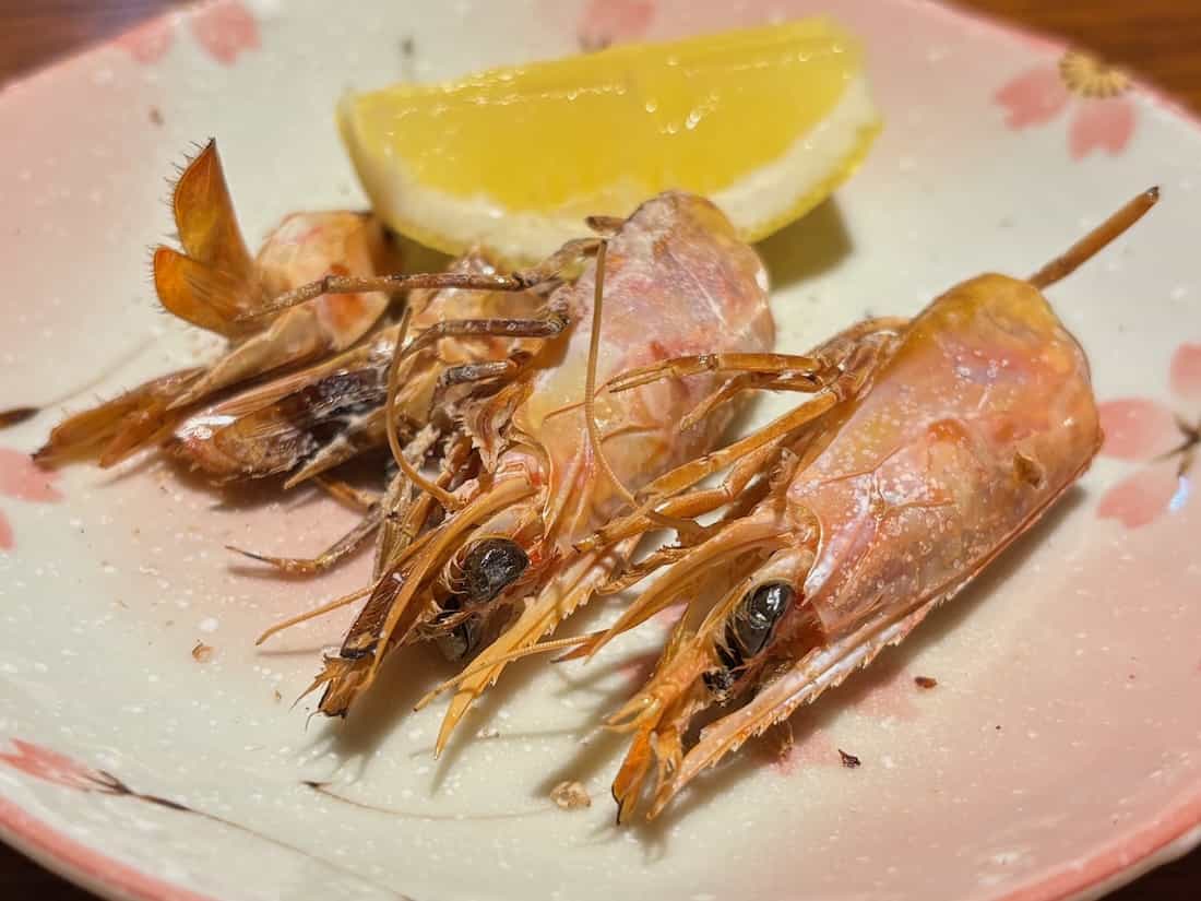 車海老おどりの揚物