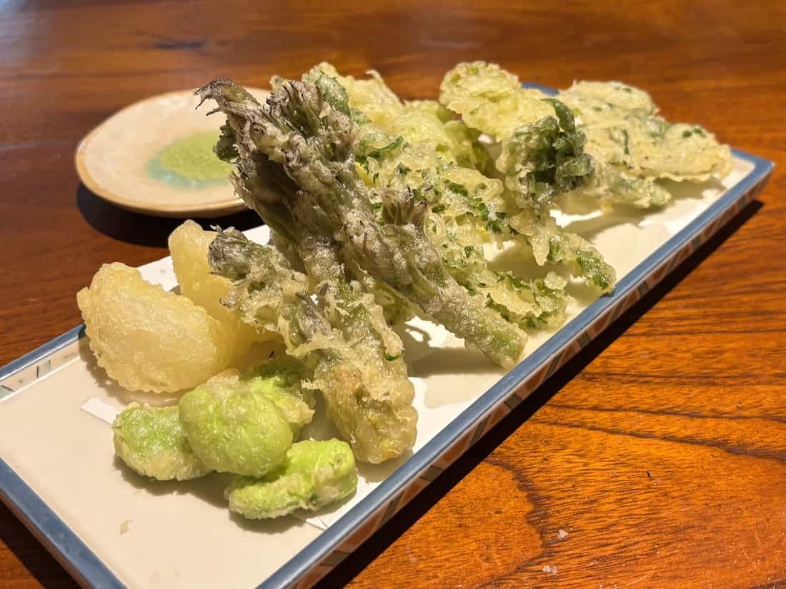 季節野菜の天麩羅