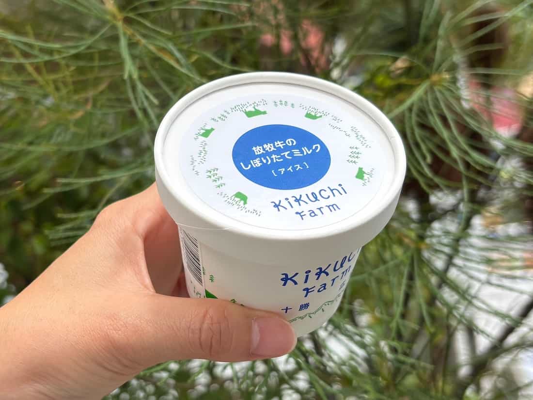 北海道「KIKUCHI FARM」搾りたてミルクアイス
