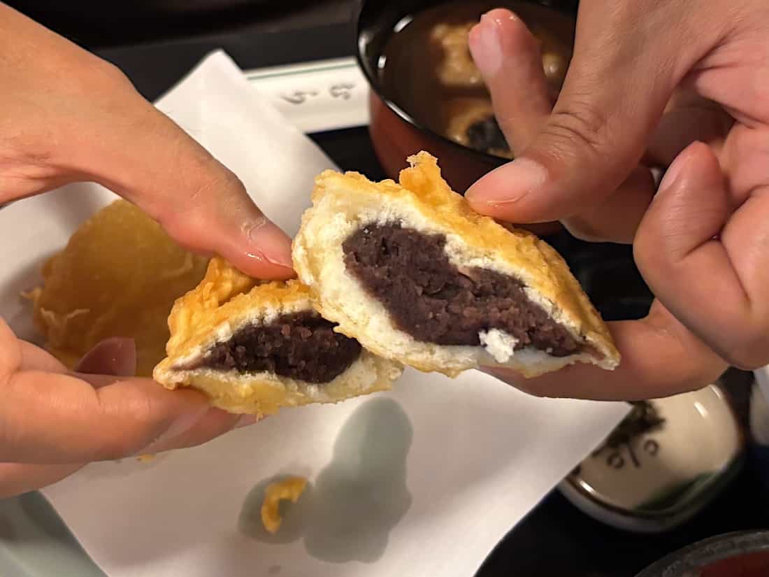 揚げまんじゅうの中身 