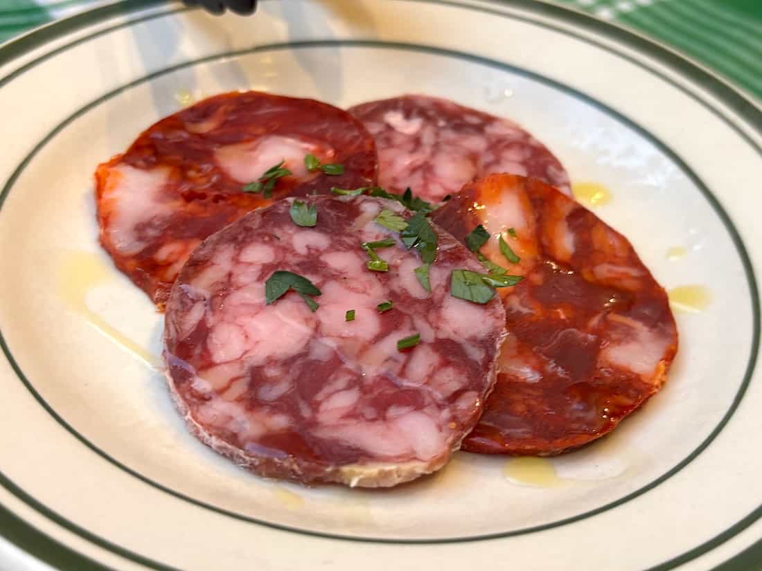 スペイン産イベリコ豚のサラミ