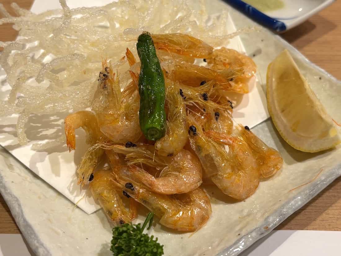 川海老の素揚げ