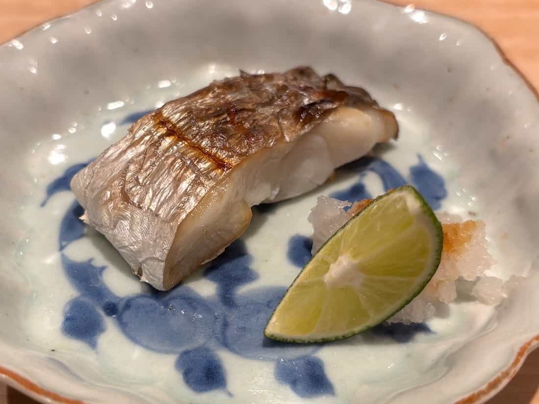 太刀魚の塩焼き