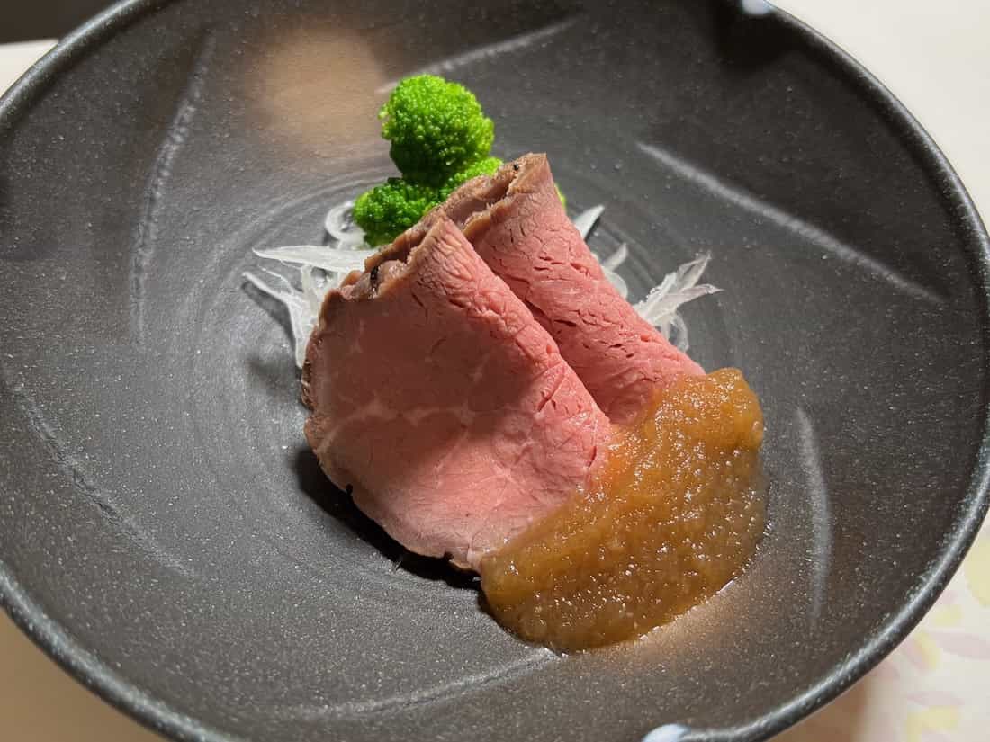 ローストビーフ和風ソース
