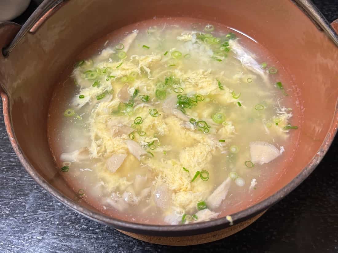 舞茸卵雑炊