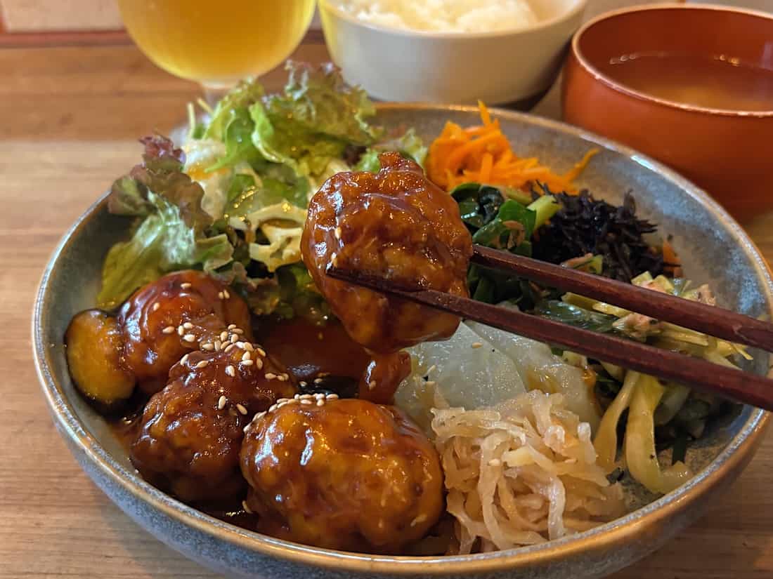 甘酢肉だんご