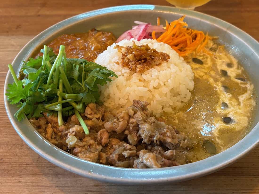 至福の3種カレーライス