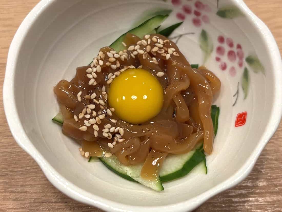 するめいか肝和え