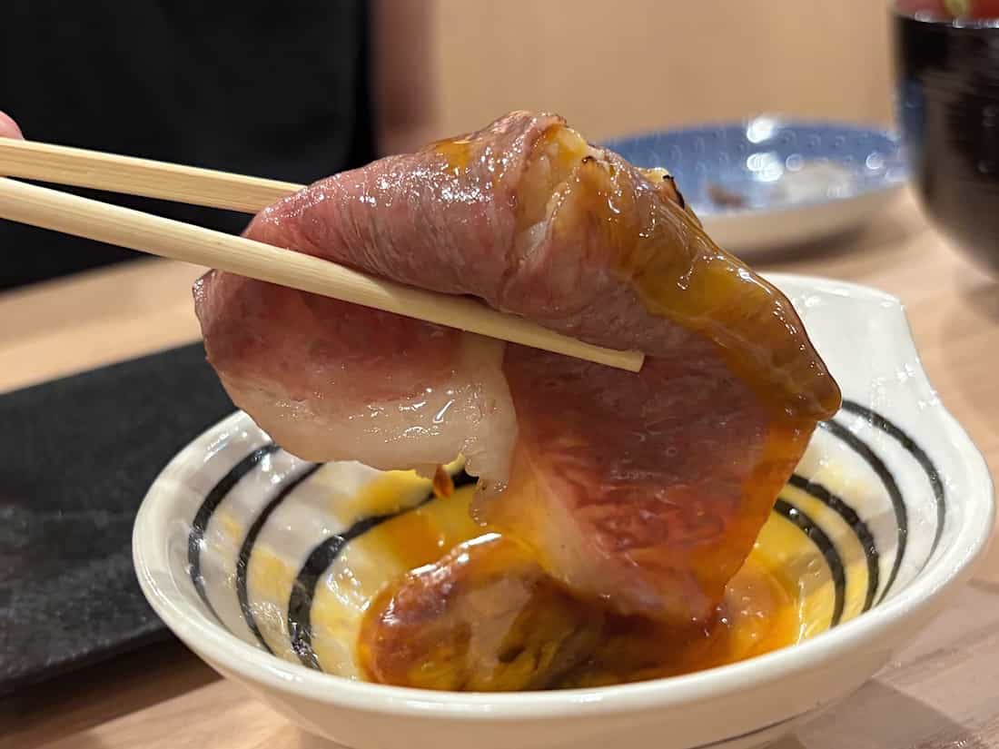 黒毛和牛の肉寿司2