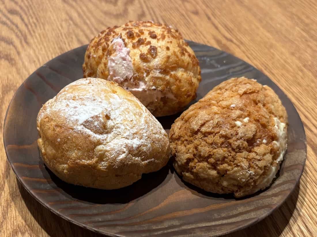 各種シュークリーム