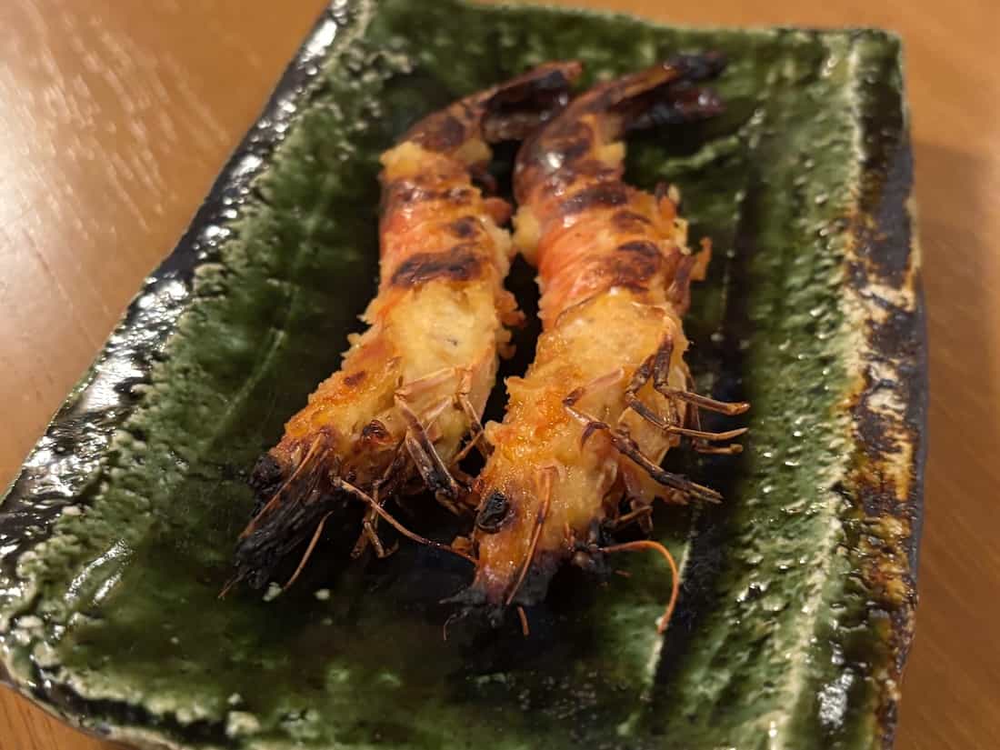 車海老の味噌漬け焼き（2本）