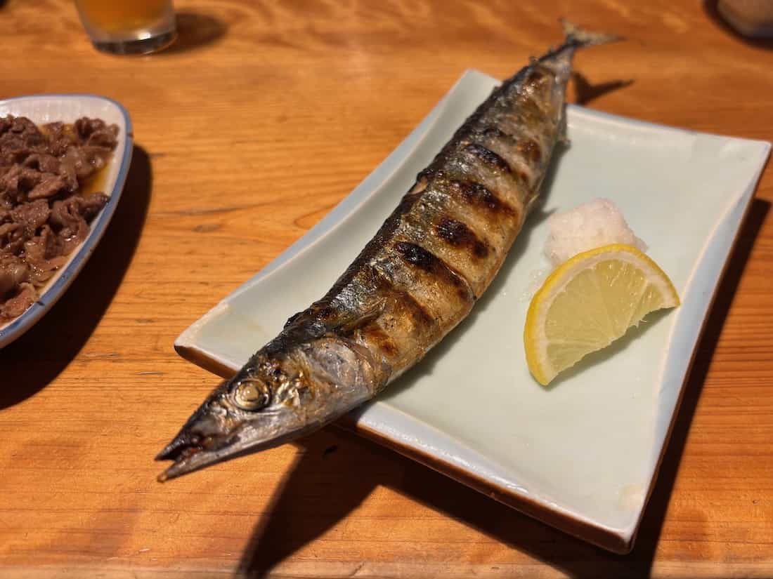 サンマの塩焼き