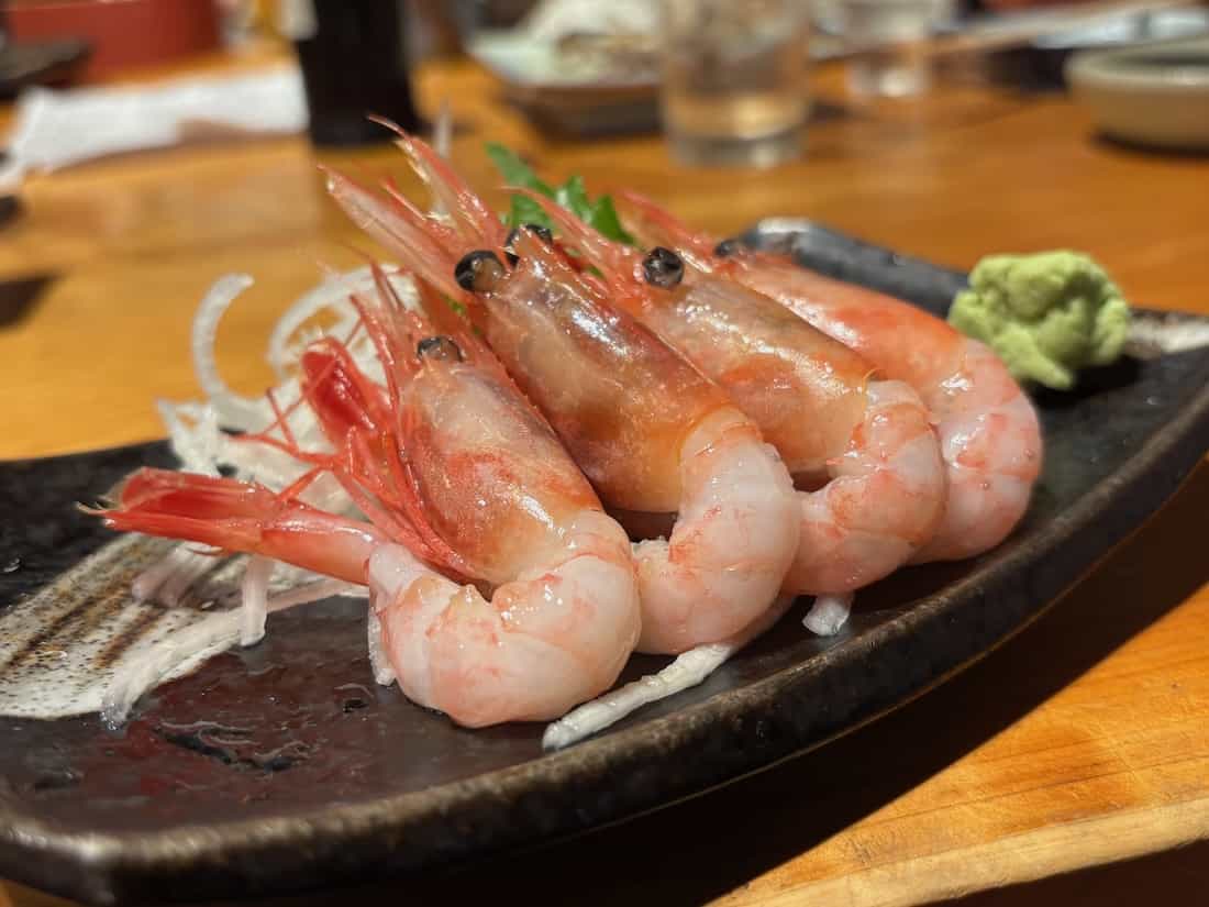 甘エビ刺身