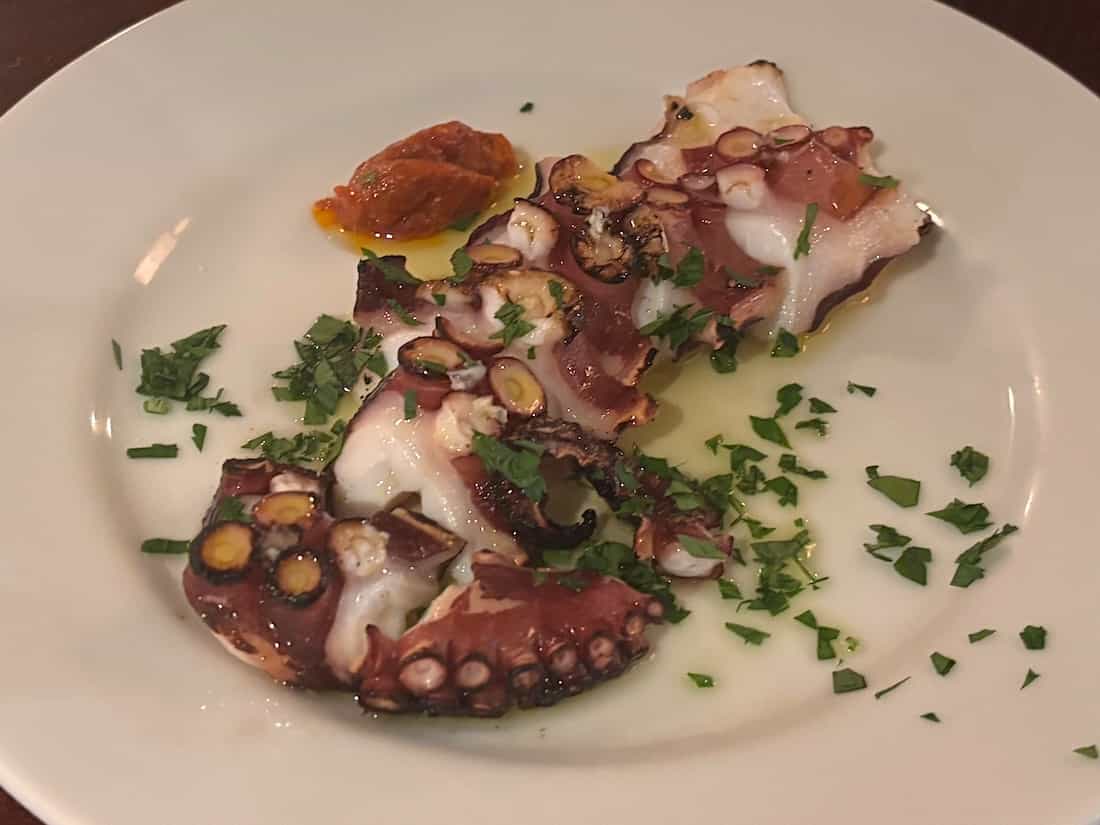 タコの直火焼き 漁師風