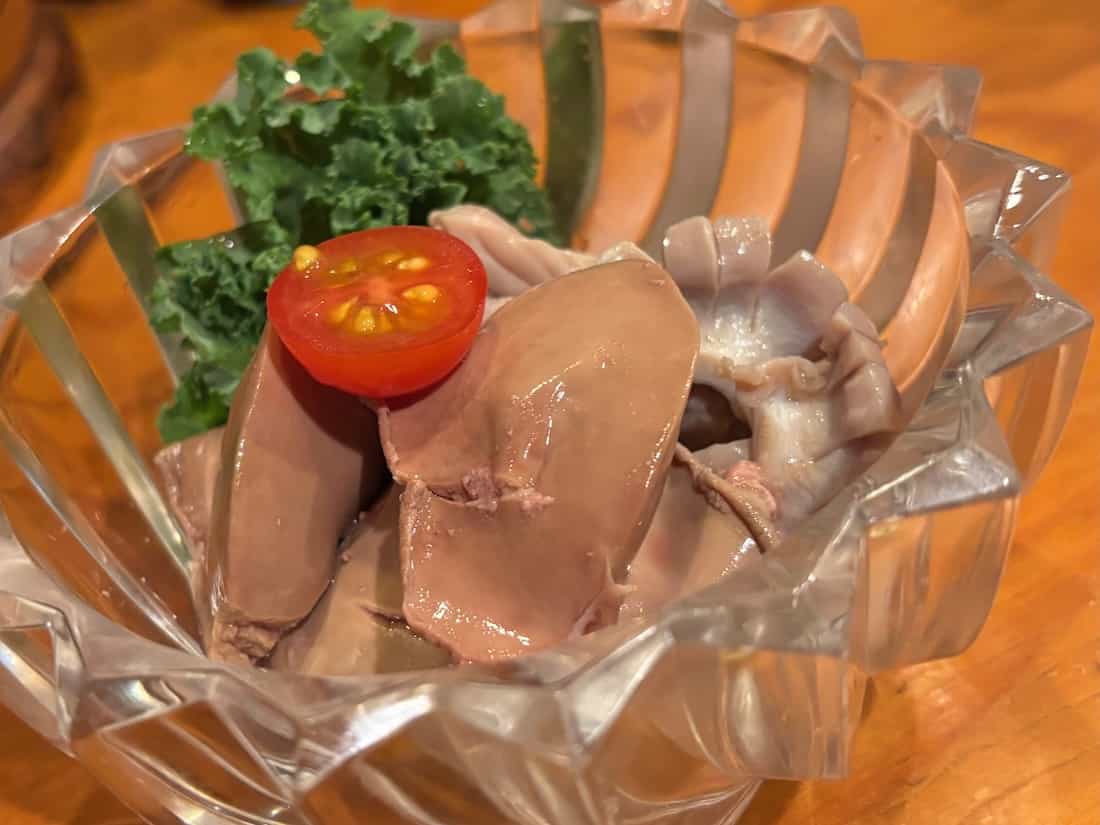 とろける塩レバー＆コリコリ砂肝