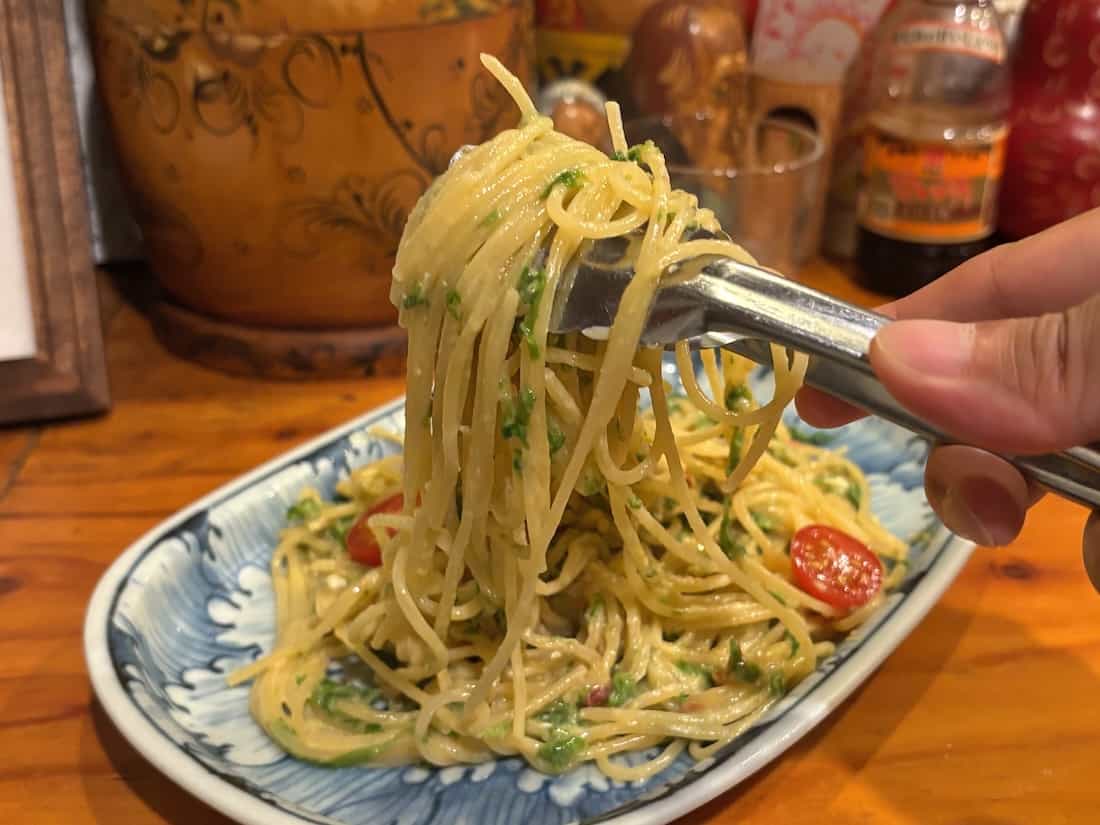 酒盗カルボナーラ