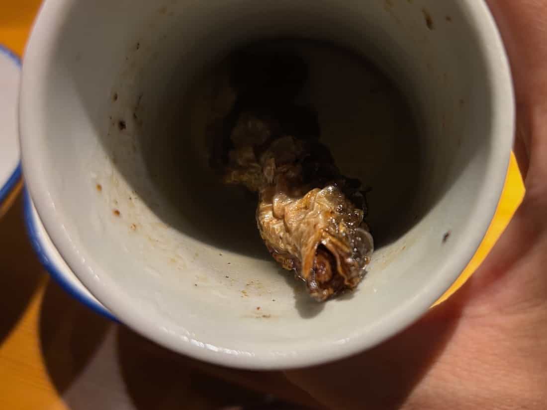 うなぎの頭酒の最後