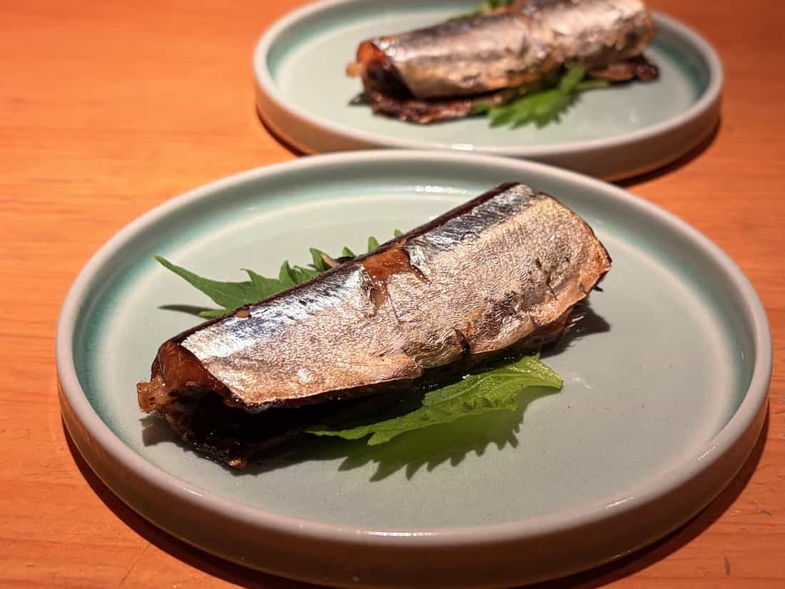 秋刀魚のコンフィ